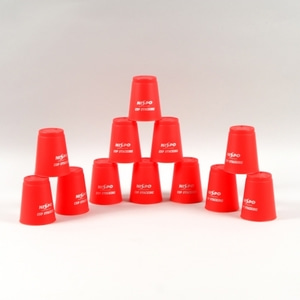 니스포 컵스태킹 레드 (빨간색/RED) 벌크(BULK) 판매상품