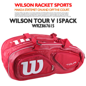 [윌슨] WRZ843615 TOUR V 15 PACK RED
